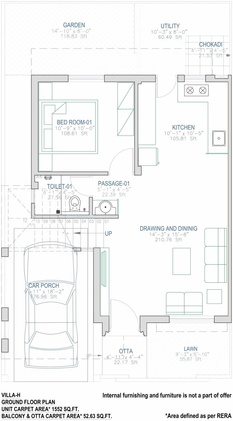 Layout of real estate project Pratham Meadows located at Bhayli, Vadodara, Gujarat
