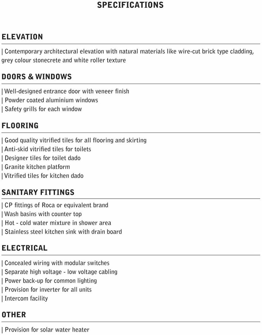 Project Specifications