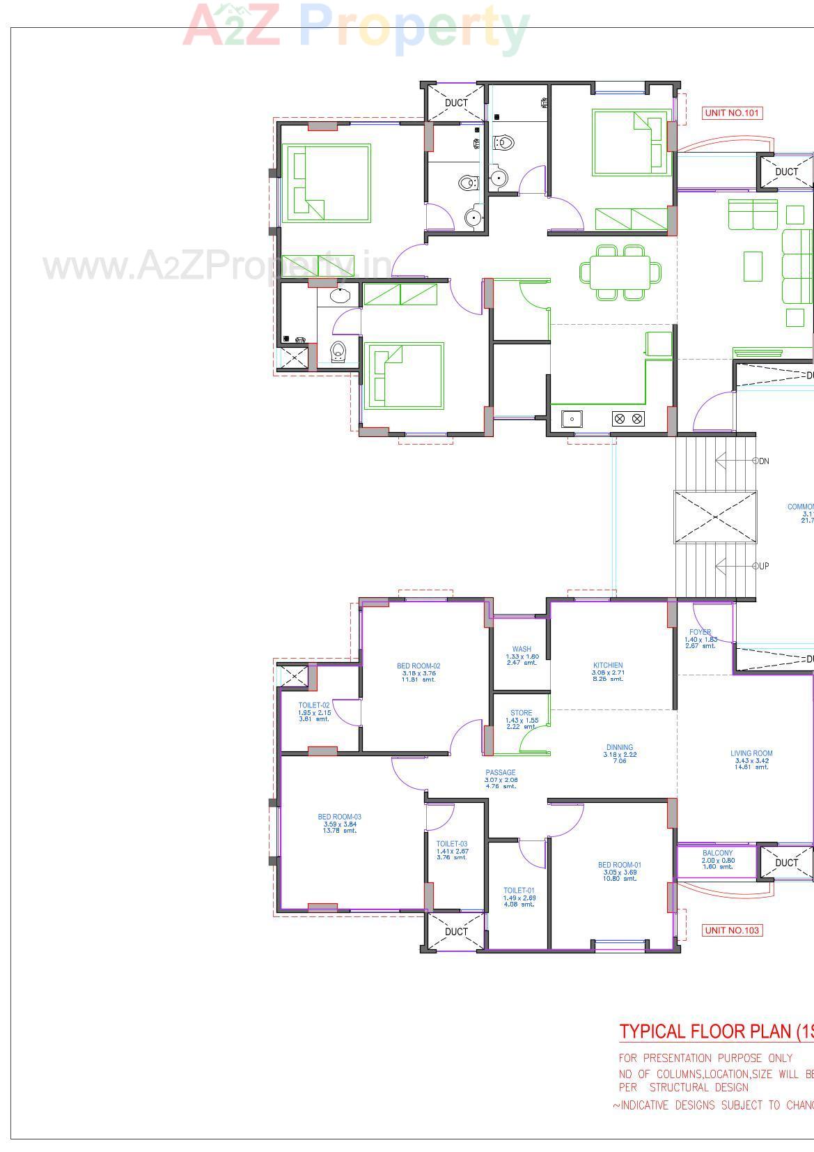 Layout of real estate project Pratham Riviera located at Bill, Vadodara, Gujarat