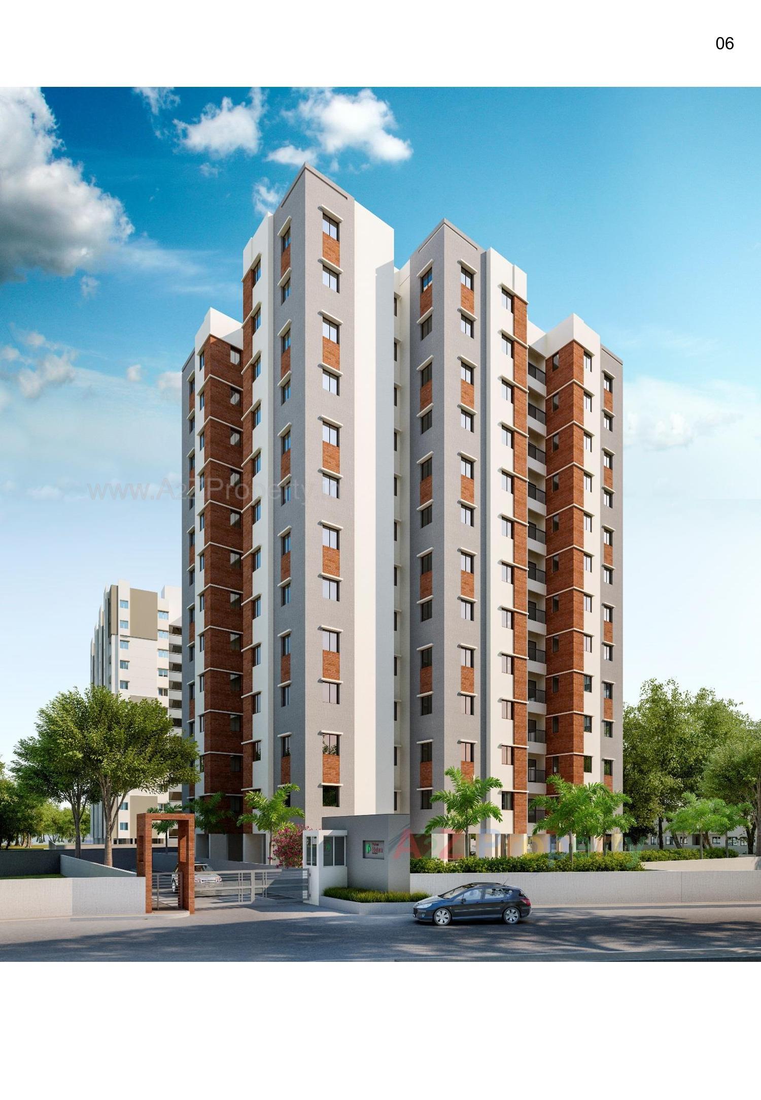 3D Elevation of real estate project Pratham Riviera located at Bill, Vadodara, Gujarat