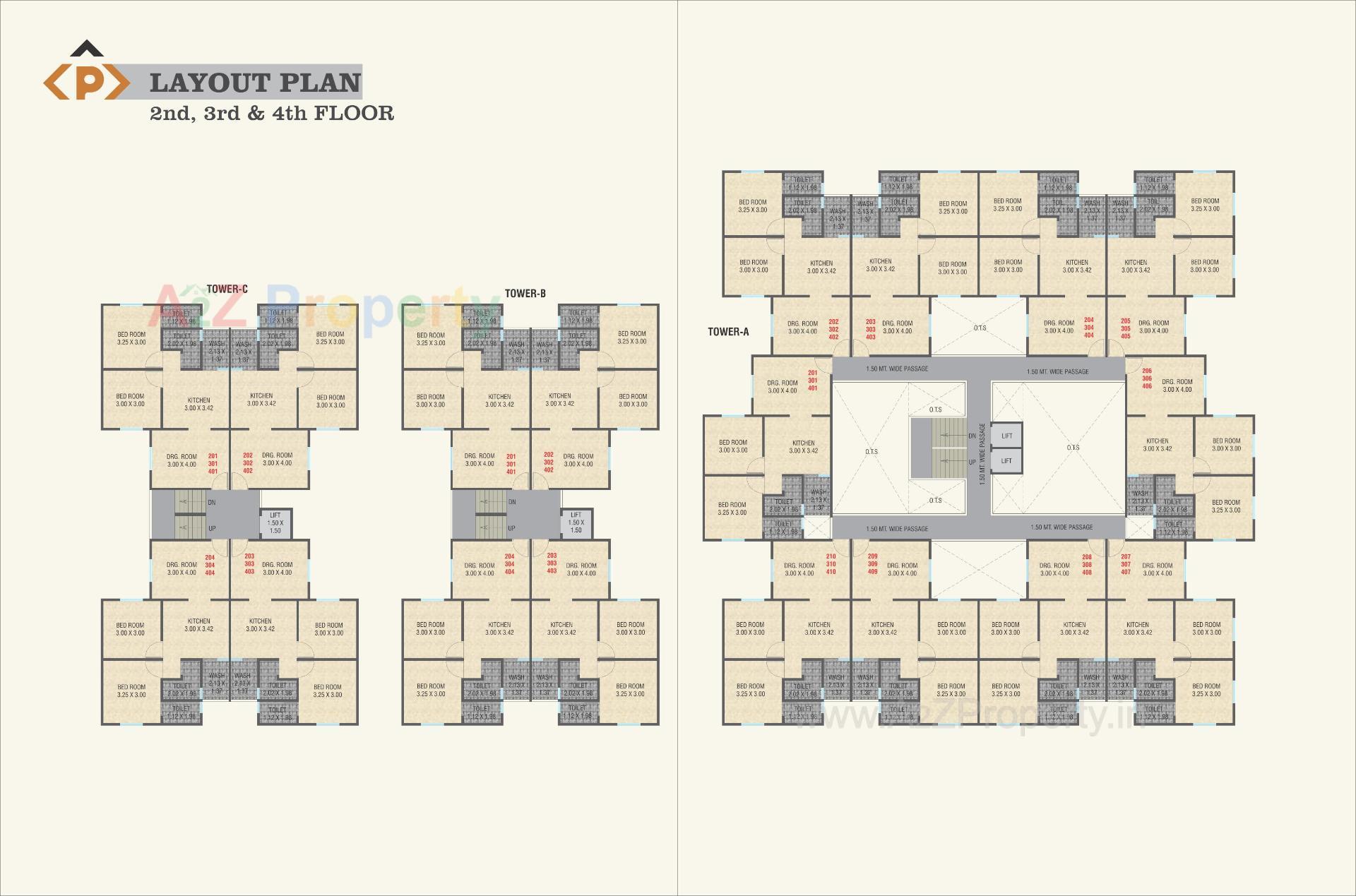 Layout of real estate project Prathna located at Jambuva, Vadodara, Gujarat