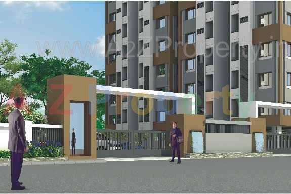 3D Elevation of real estate project Prayosha Heights located at Bill, Vadodara, Gujarat