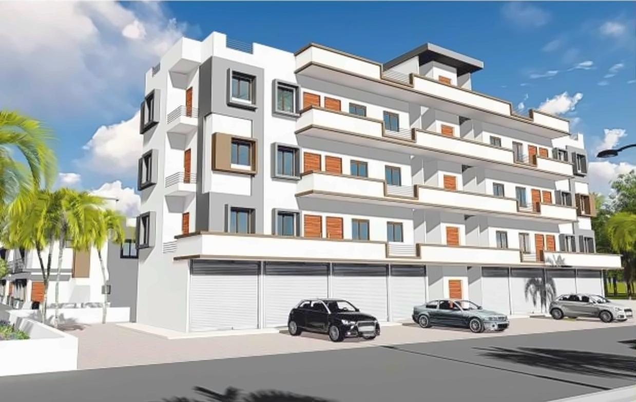 3D Elevation of real estate project Prayosha Residency located at Karjan, Vadodara, Gujarat