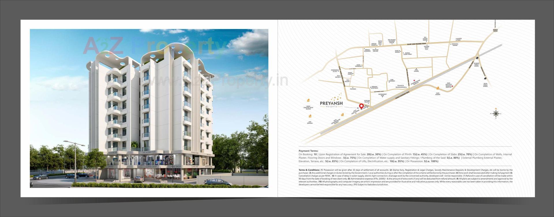  of real estate project Preyansh Heights located at Atladara, Vadodara, Gujarat