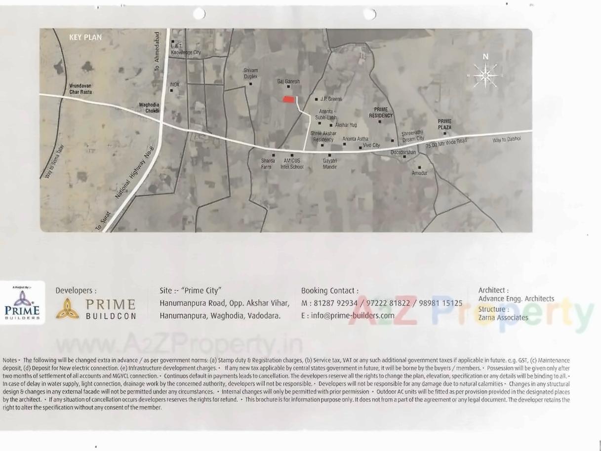  of real estate project Prime City located at Vadodara, Vadodara, Gujarat