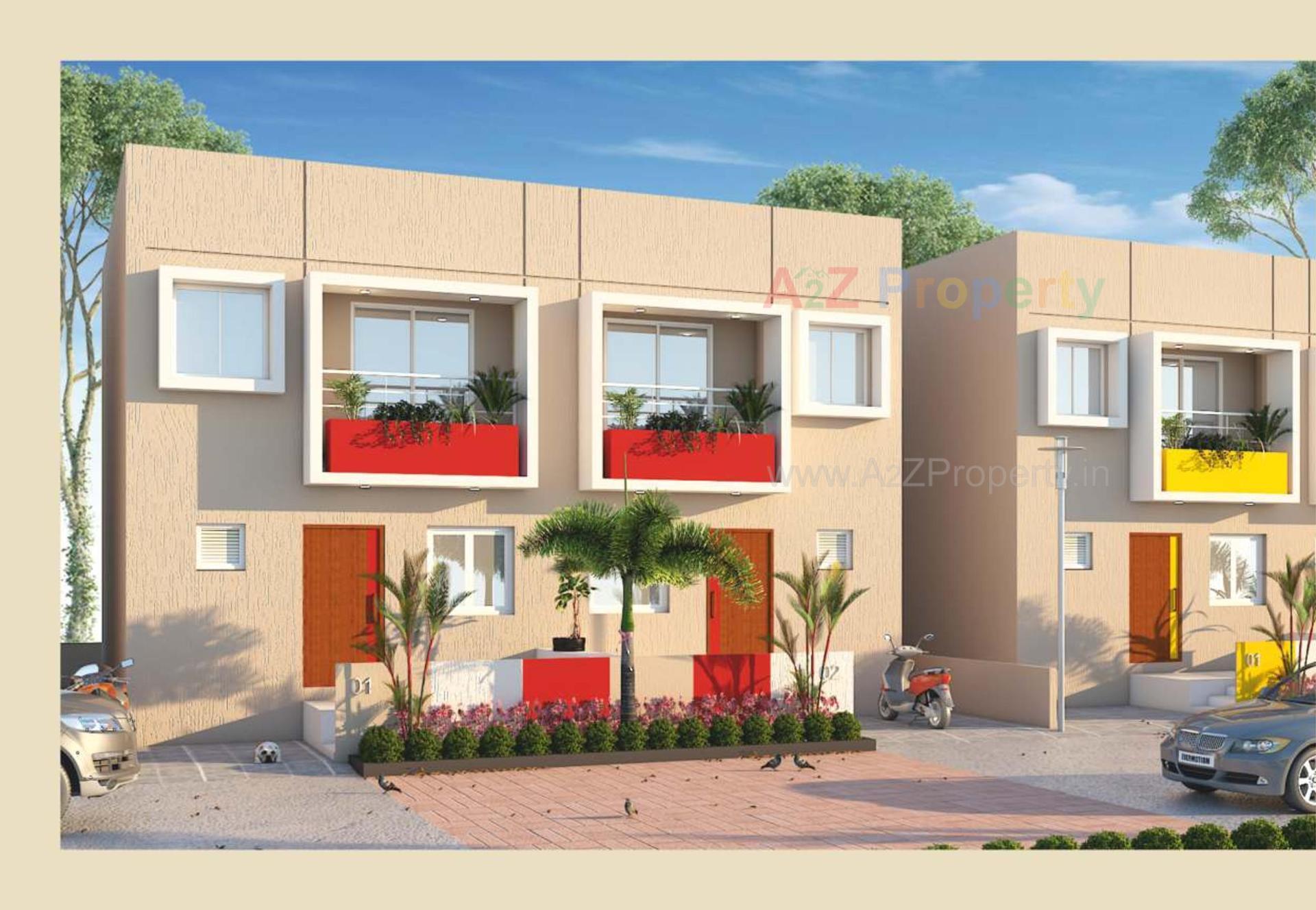 3D Elevation of real estate project Prime Kutir located at Pavlepur, Vadodara, Gujarat