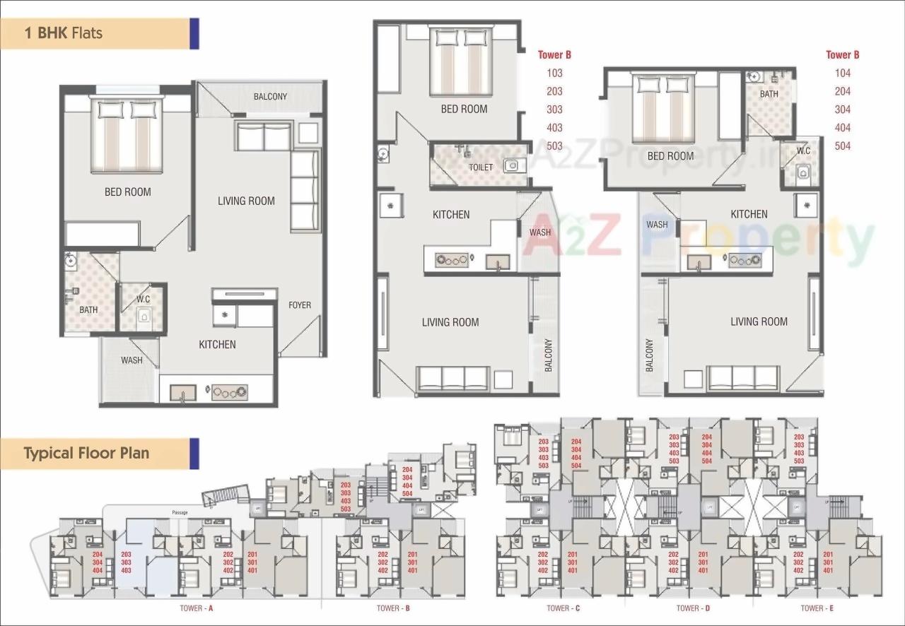 Layout of real estate project Prime Plaza located at Amodar, Vadodara, Gujarat