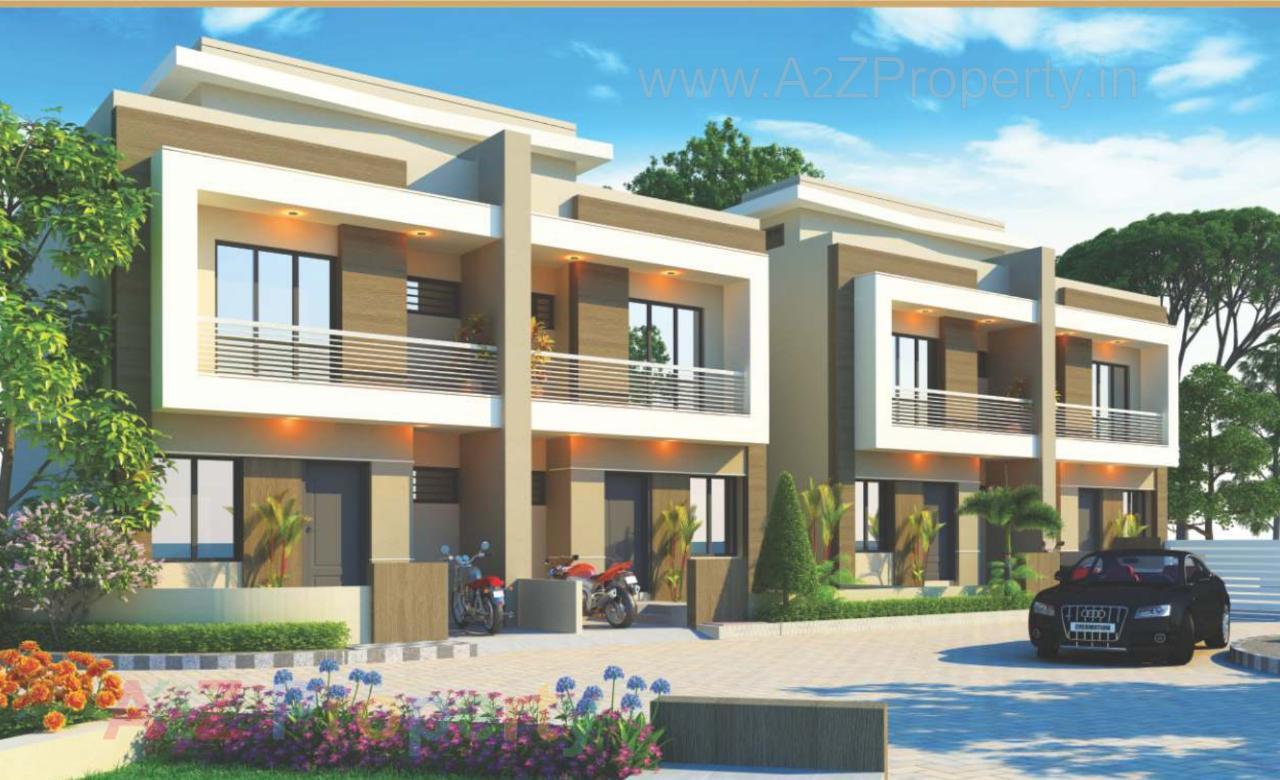 3D Elevation of real estate project Prime Residency located at Amodar, Vadodara, Gujarat