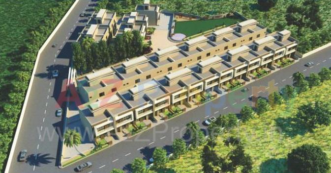 3D Elevation of real estate project Prime Residency located at Amodar, Vadodara, Gujarat