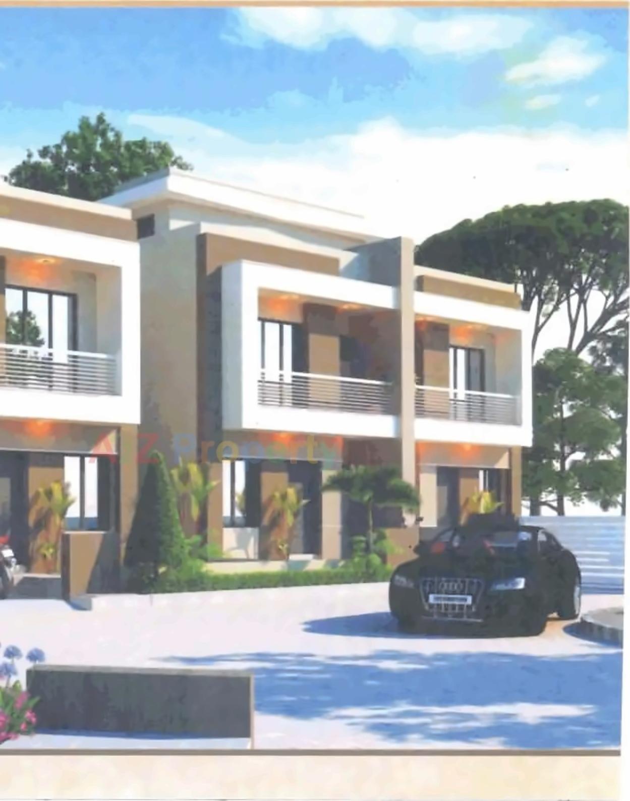 3D Elevation of real estate project Prime Residency located at Amodar, Vadodara, Gujarat