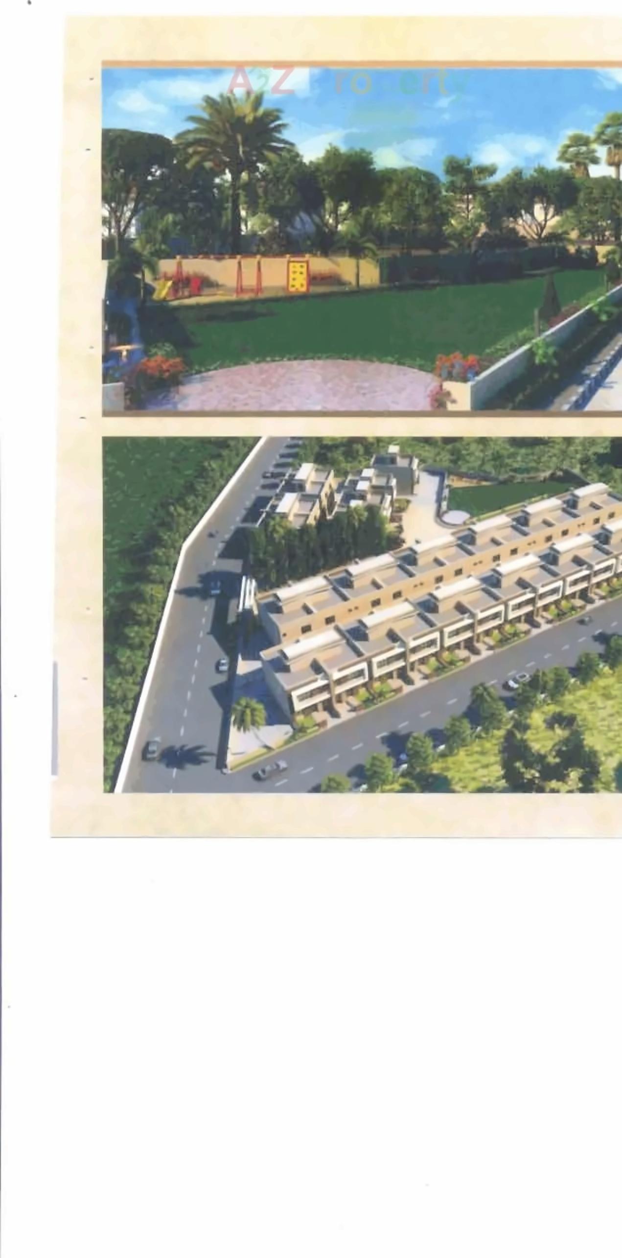 3D Elevation of real estate project Prime Residency located at Amodar, Vadodara, Gujarat