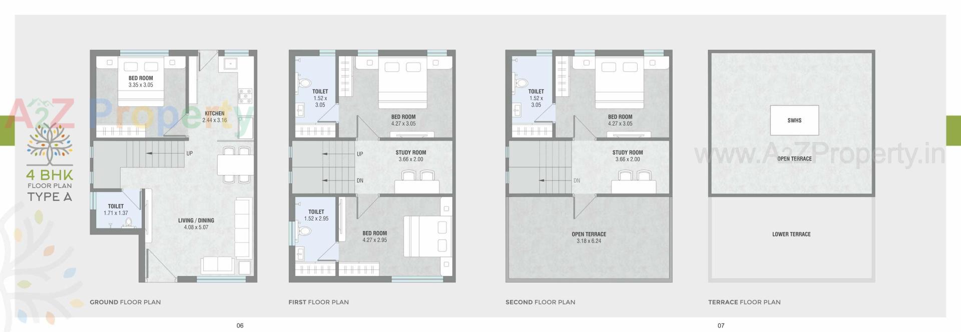 Layout of real estate project Prime Upvan located at Kapurai, Vadodara, Gujarat