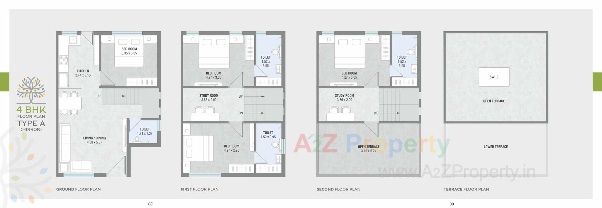 Layout of real estate project Prime Upvan located at Kapurai, Vadodara, Gujarat