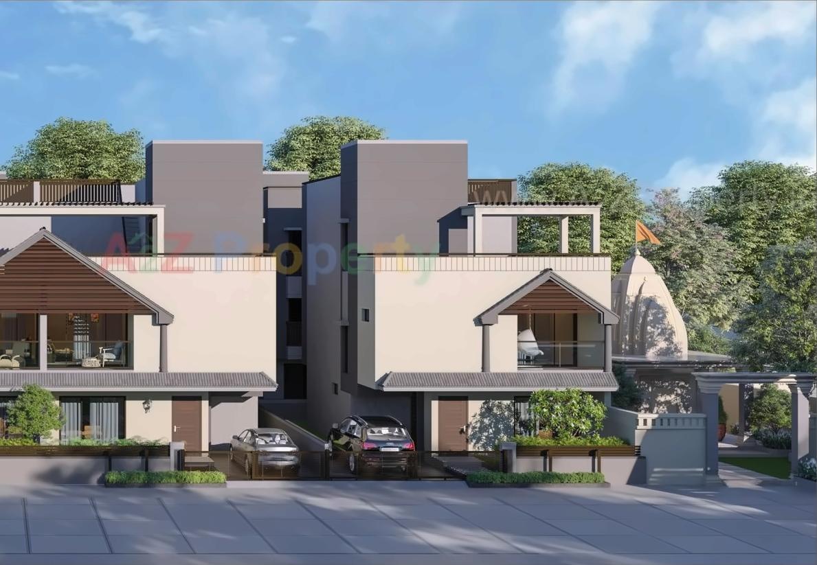 3D Elevation of real estate project Princess Villa located at Gotri, Vadodara, Gujarat