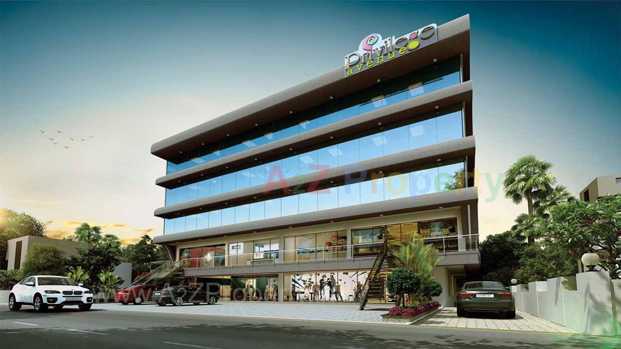 3D Elevation of real estate project Privilege Avenue located at Wadiwadi, Vadodara, Gujarat