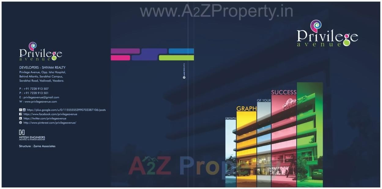  of real estate project Privilege Avenue located at Wadiwadi, Vadodara, Gujarat