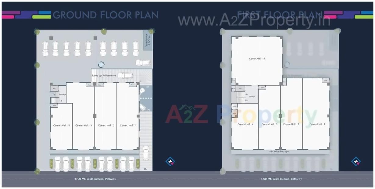 Layout of real estate project Privilege Avenue located at Wadiwadi, Vadodara, Gujarat
