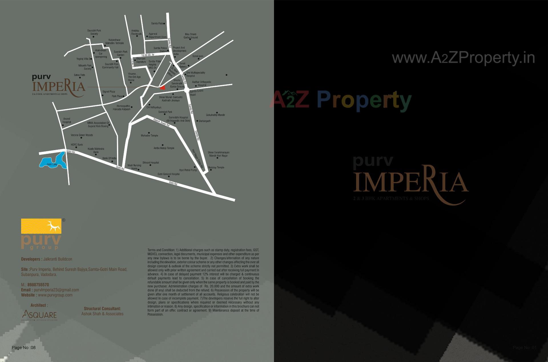  of real estate project Purv Imperia located at Gorwa, Vadodara, Gujarat