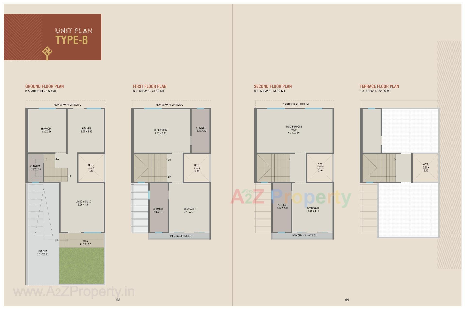 Layout of real estate project Purv Safalya located at Vadodara, Vadodara, Gujarat