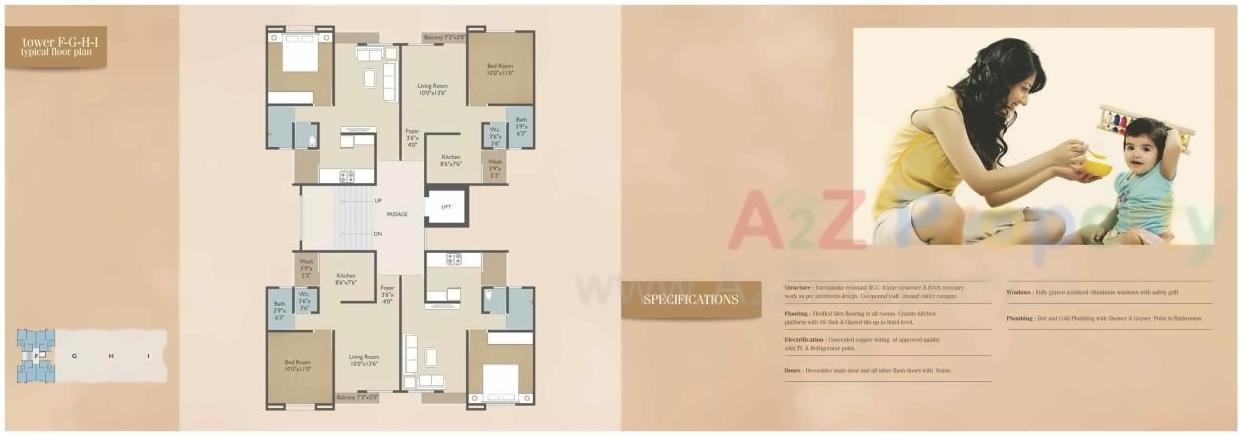  of real estate project Pushpam Heights located at Tarsali, Vadodara, Gujarat