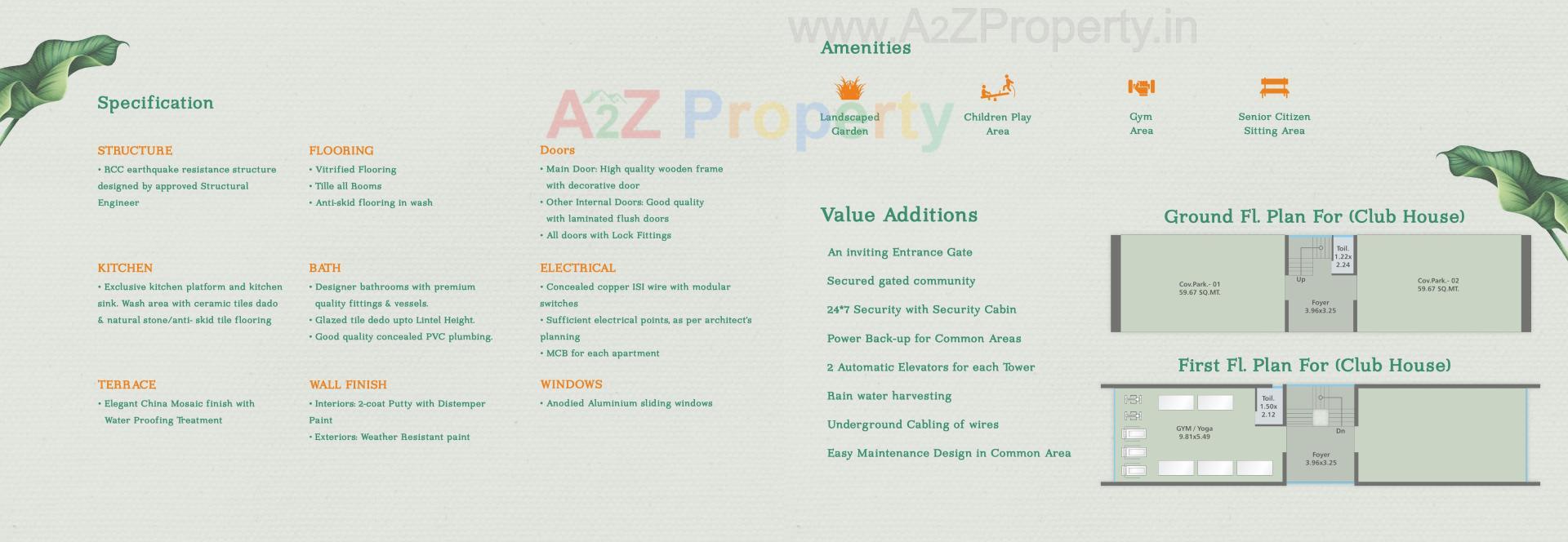  of real estate project Pushpam Pride located at Tarsali, Vadodara, Gujarat