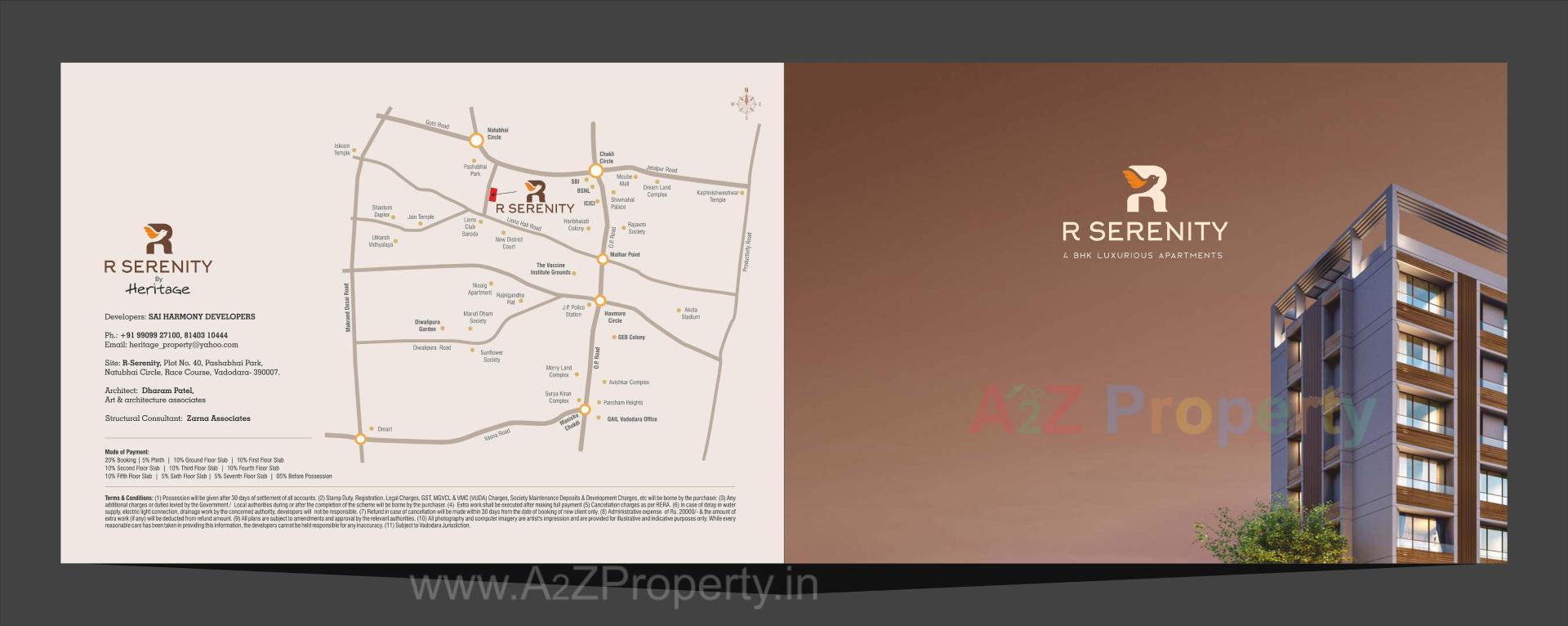  of real estate project R Serenity located at Jetalpur, Vadodara, Gujarat