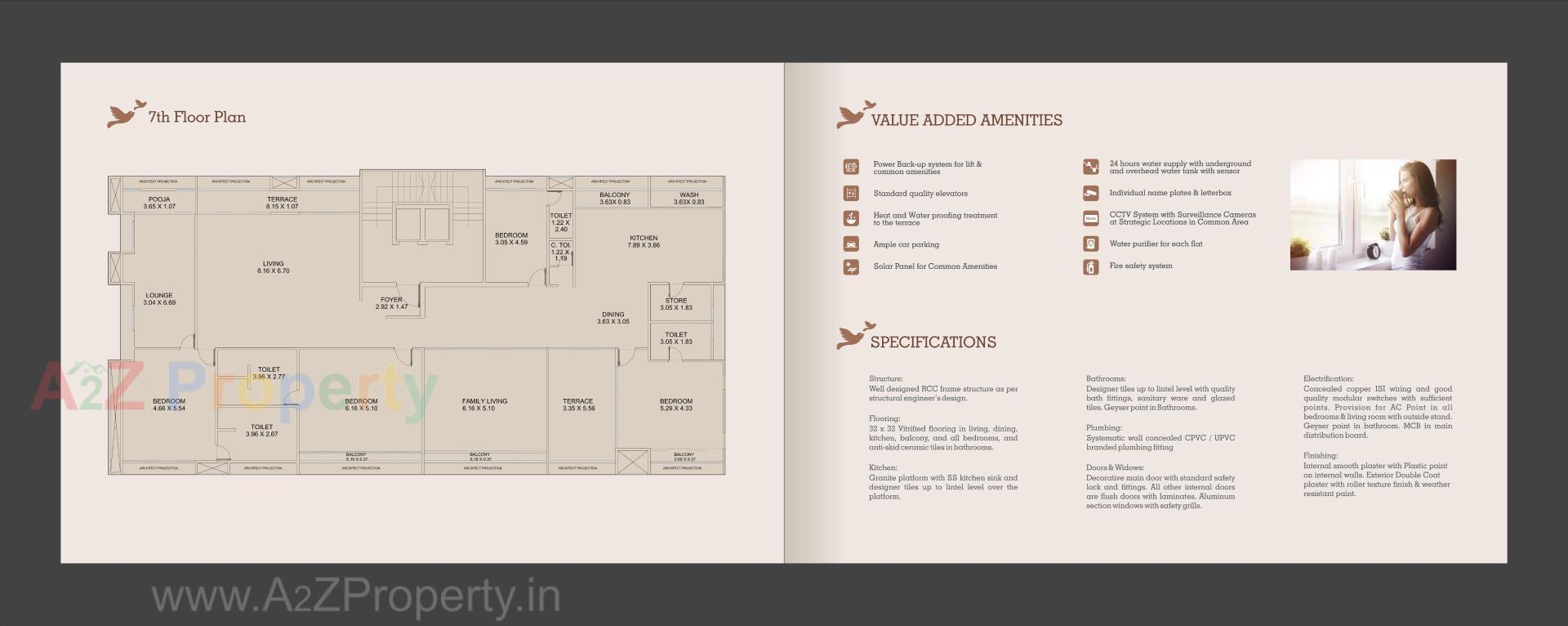  of real estate project R Serenity located at Jetalpur, Vadodara, Gujarat