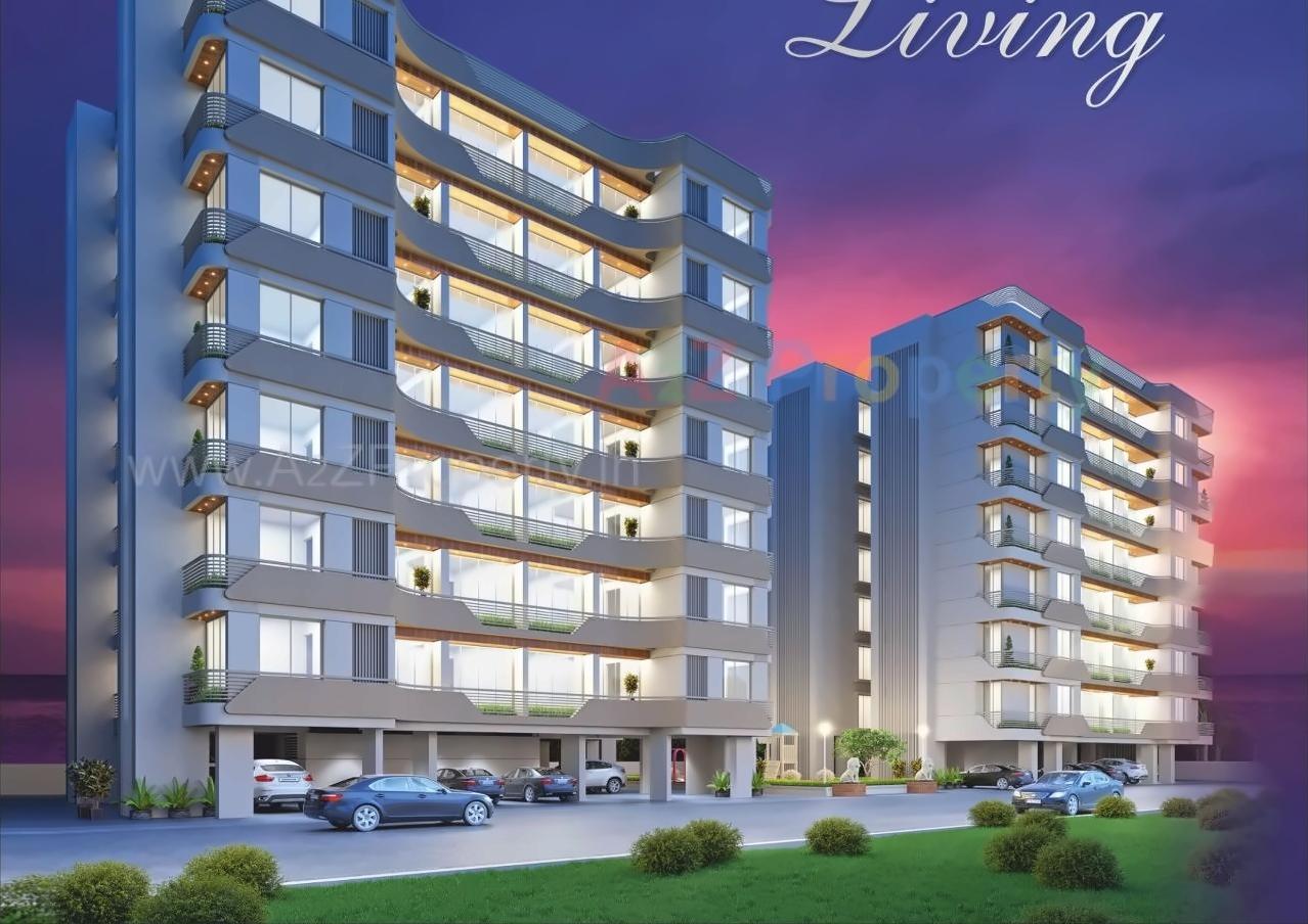 3D Elevation of real estate project Raama Elina Raama Esquire located at Gotri, Vadodara, Gujarat