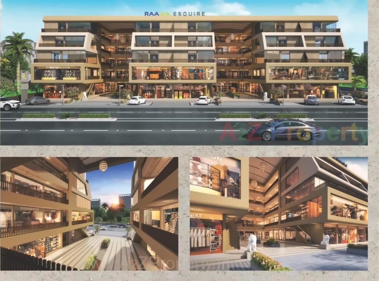 3D Elevation of real estate project Raama Elina Raama Esquire located at Gotri, Vadodara, Gujarat