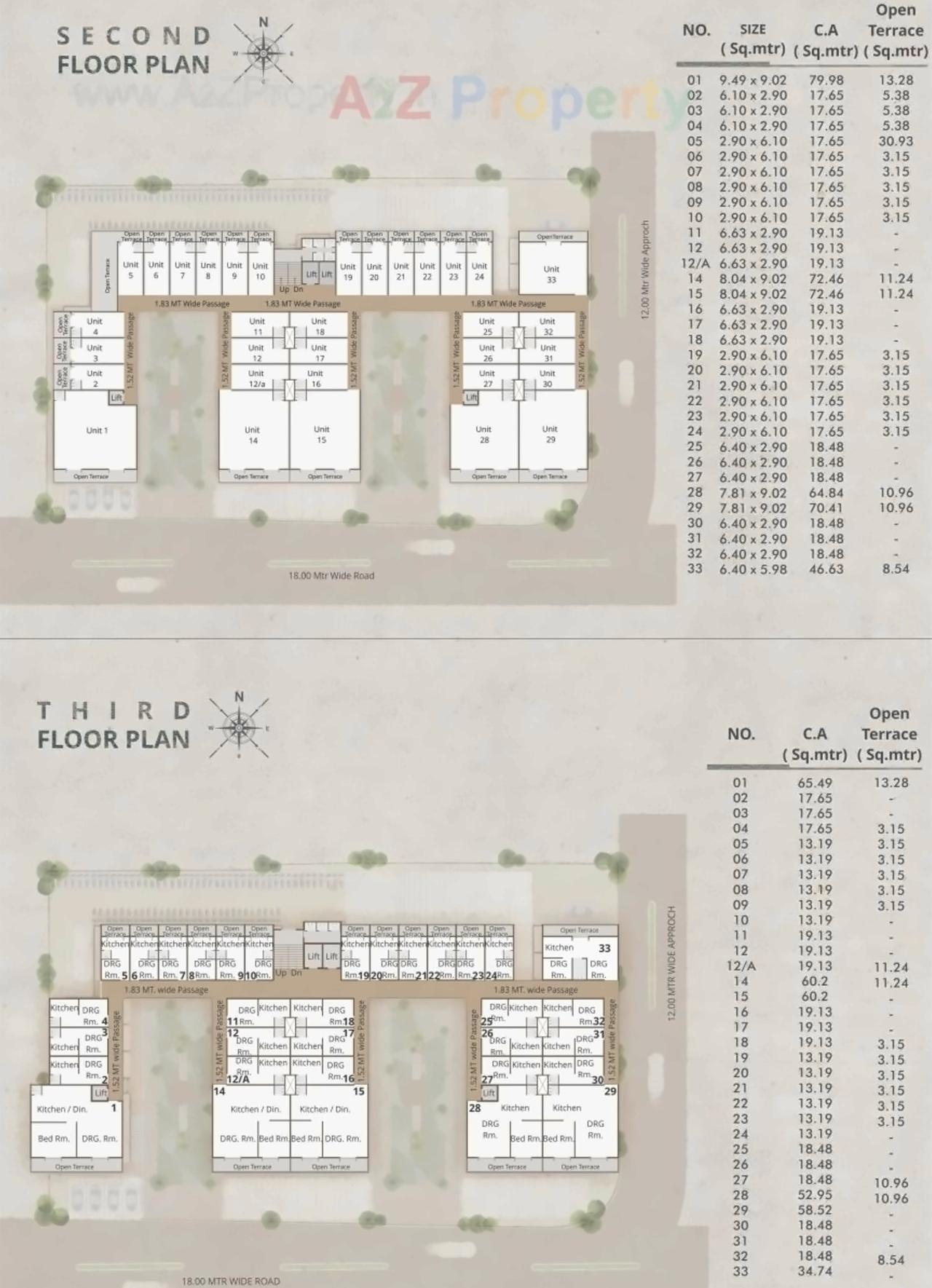 Layout of real estate project Raama Elina Raama Esquire located at Gotri, Vadodara, Gujarat