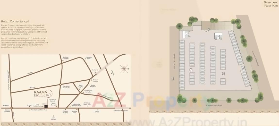  of real estate project Raama Emperro located at Manjalpur, Vadodara, Gujarat