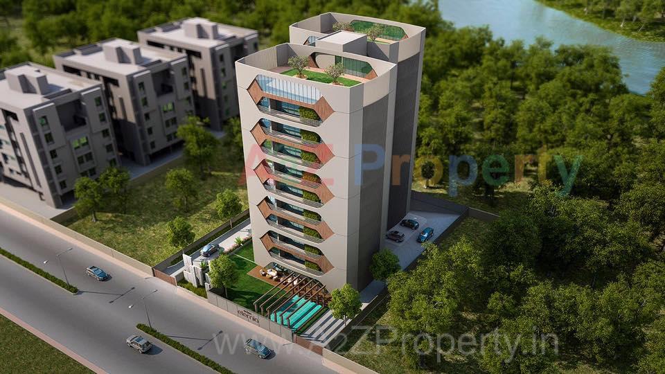 3D Elevation of real estate project Raama Eternia located at Vemali, Vadodara, Gujarat