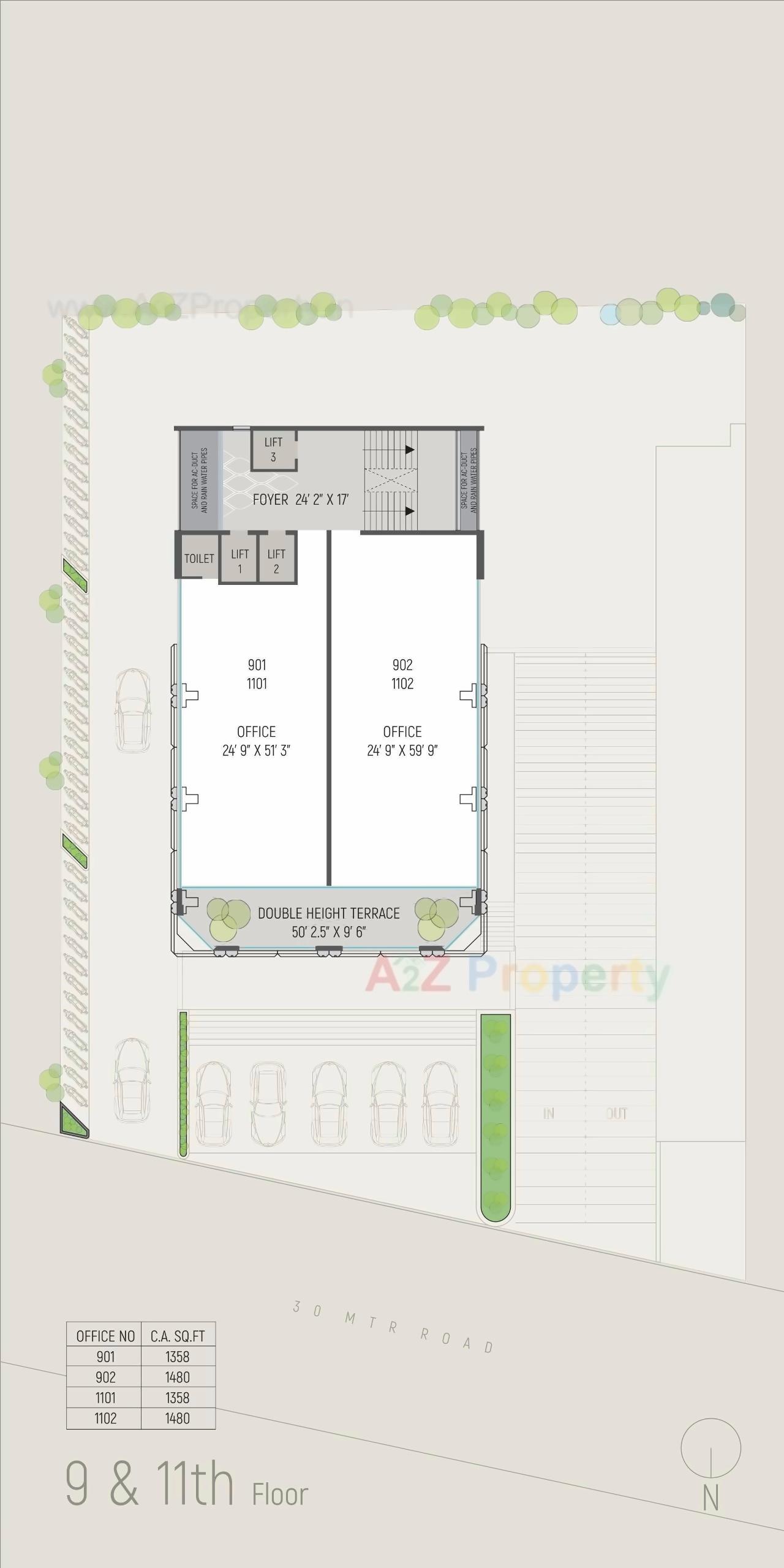 Layout of real estate project Raama Even located at Sevasi, Vadodara, Gujarat