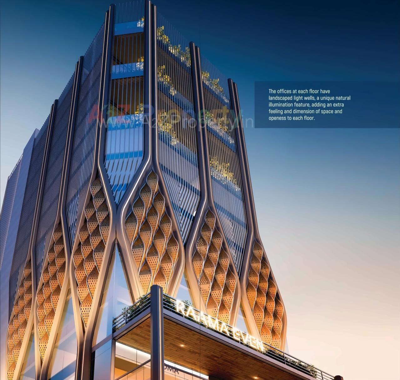 3D Elevation of real estate project Raama Even located at Sevasi, Vadodara, Gujarat