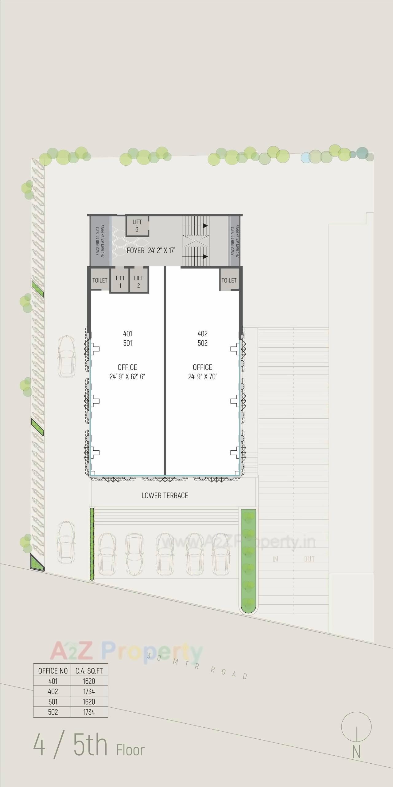 Layout of real estate project Raama Even located at Sevasi, Vadodara, Gujarat