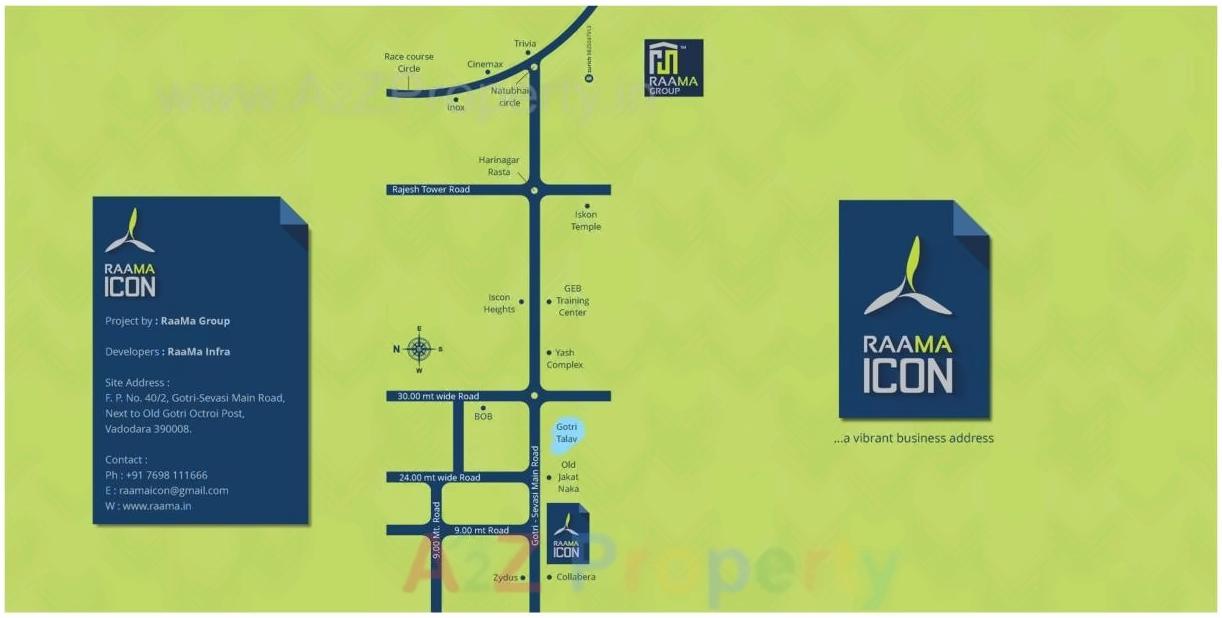  of real estate project Raama Icon located at Gotri, Vadodara, Gujarat