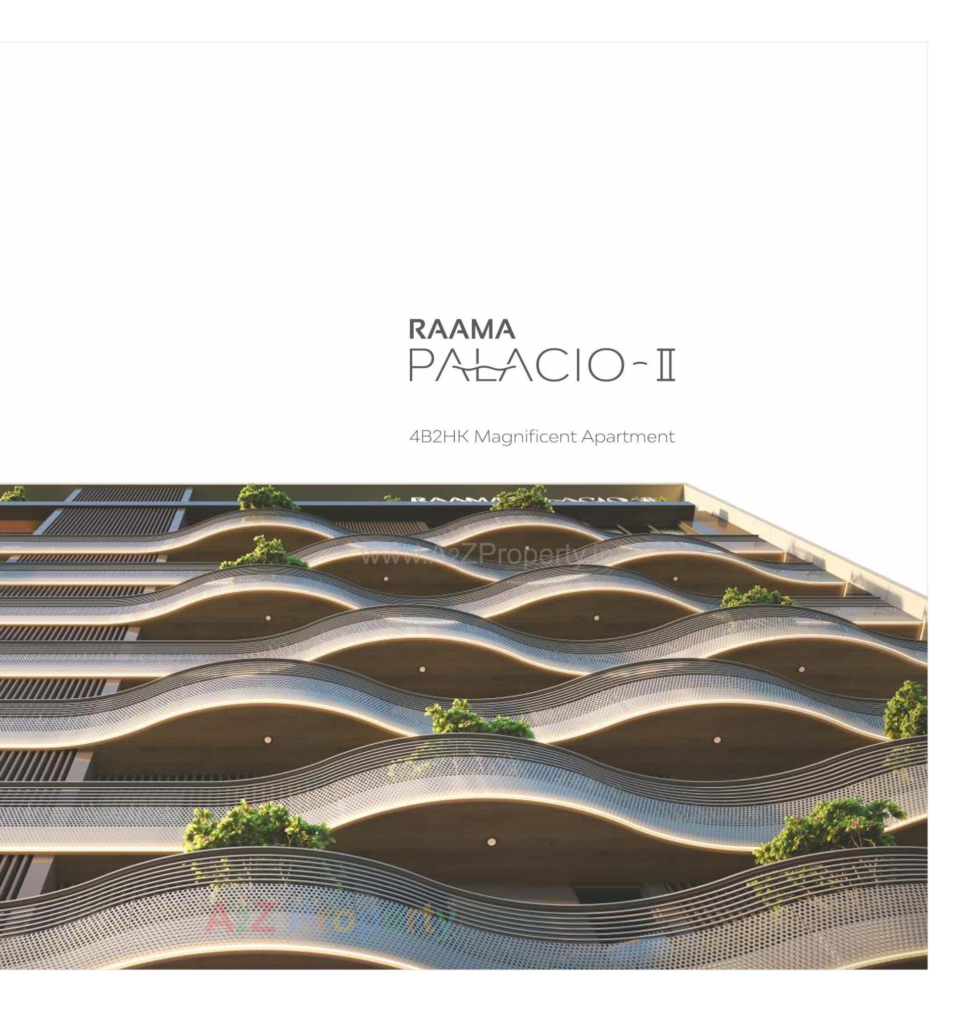3D Elevation of real estate project Raama Palacio Ii located at Vadodara, Vadodara, Gujarat