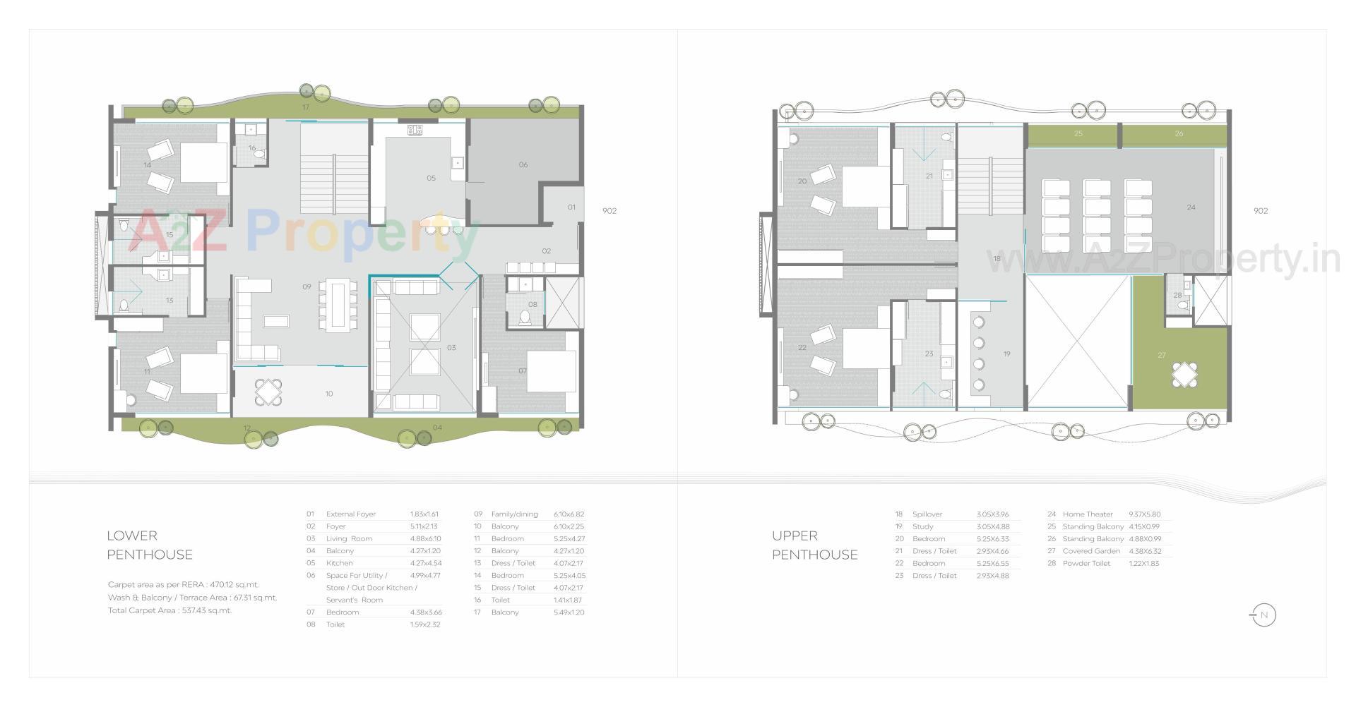 Layout of real estate project Raama Palacio Ii located at Vadodara, Vadodara, Gujarat
