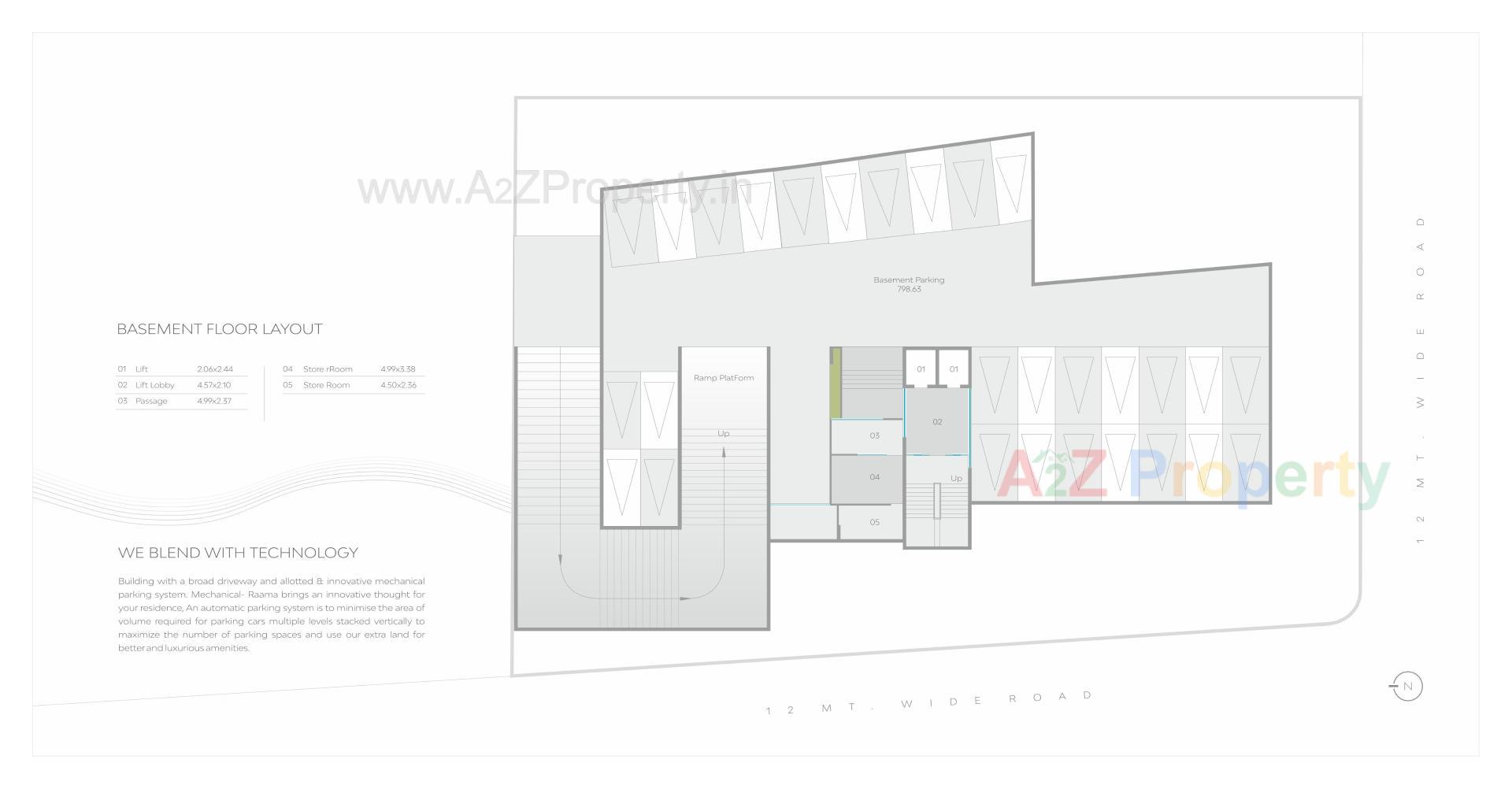 Layout of real estate project Raama Palacio Ii located at Vadodara, Vadodara, Gujarat