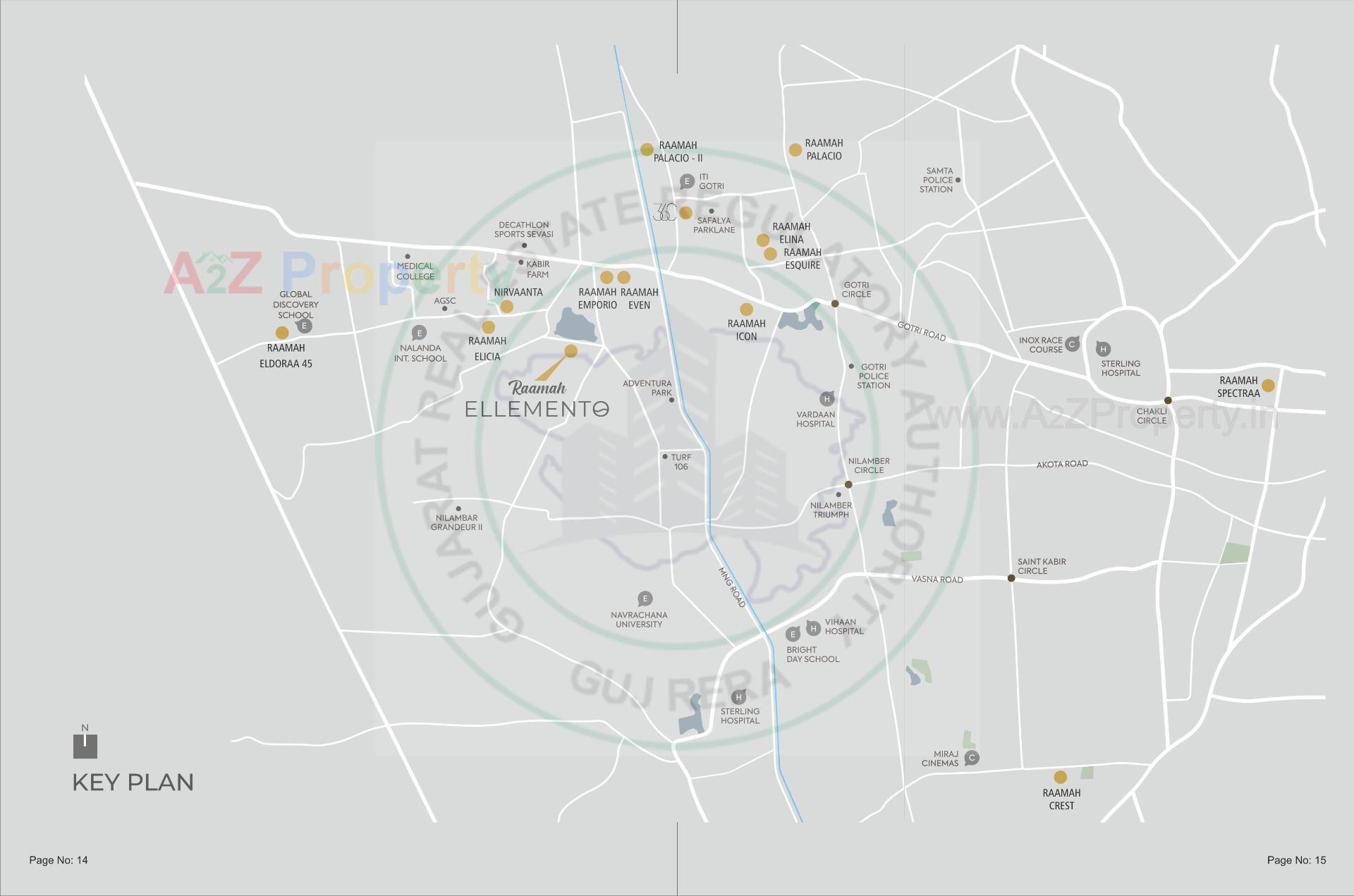  of real estate project Raamah Ellemento located at Sevasi, Vadodara, Gujarat