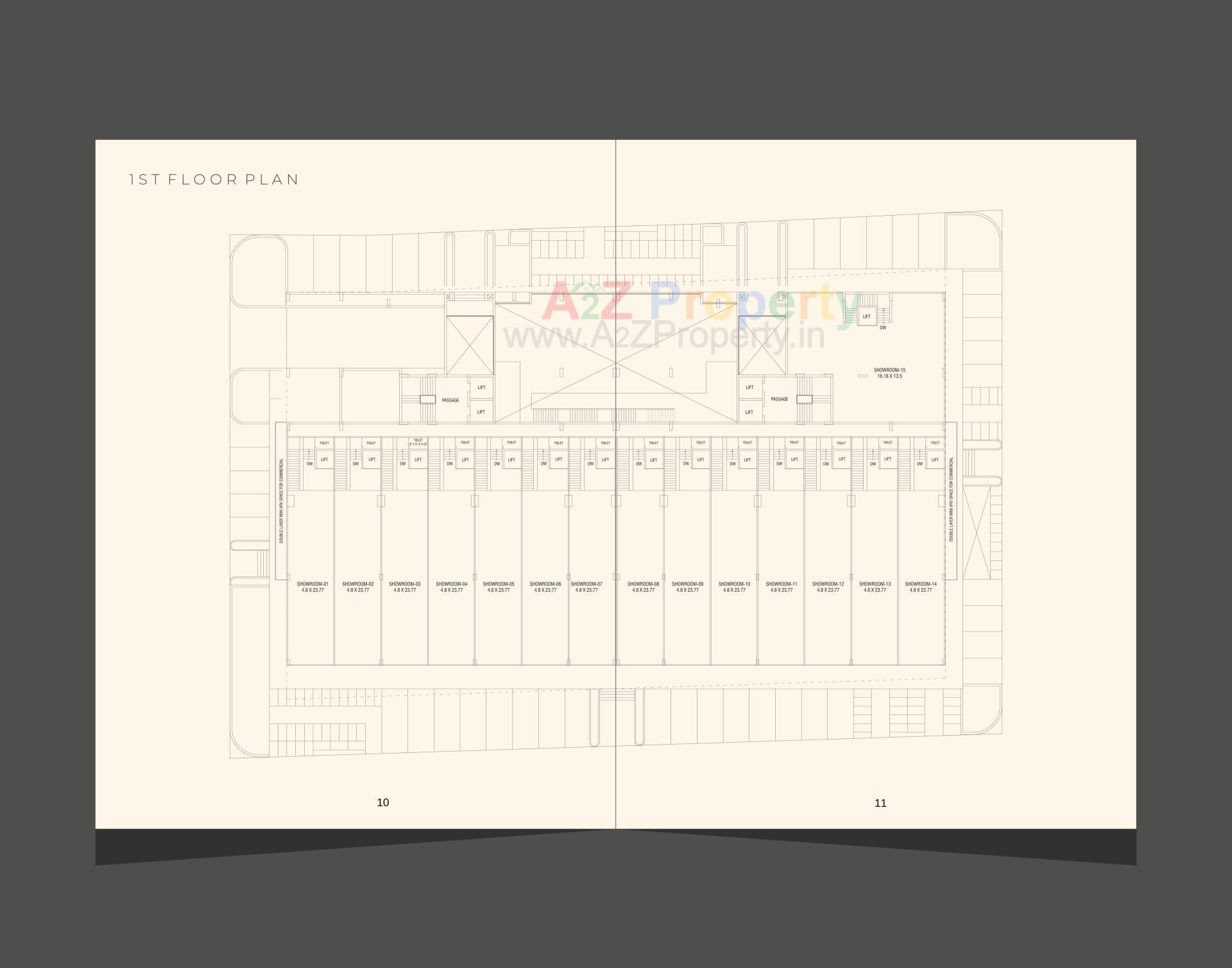 Layout of real estate project Raamah Spectraa located at Kasba, Vadodara, Gujarat