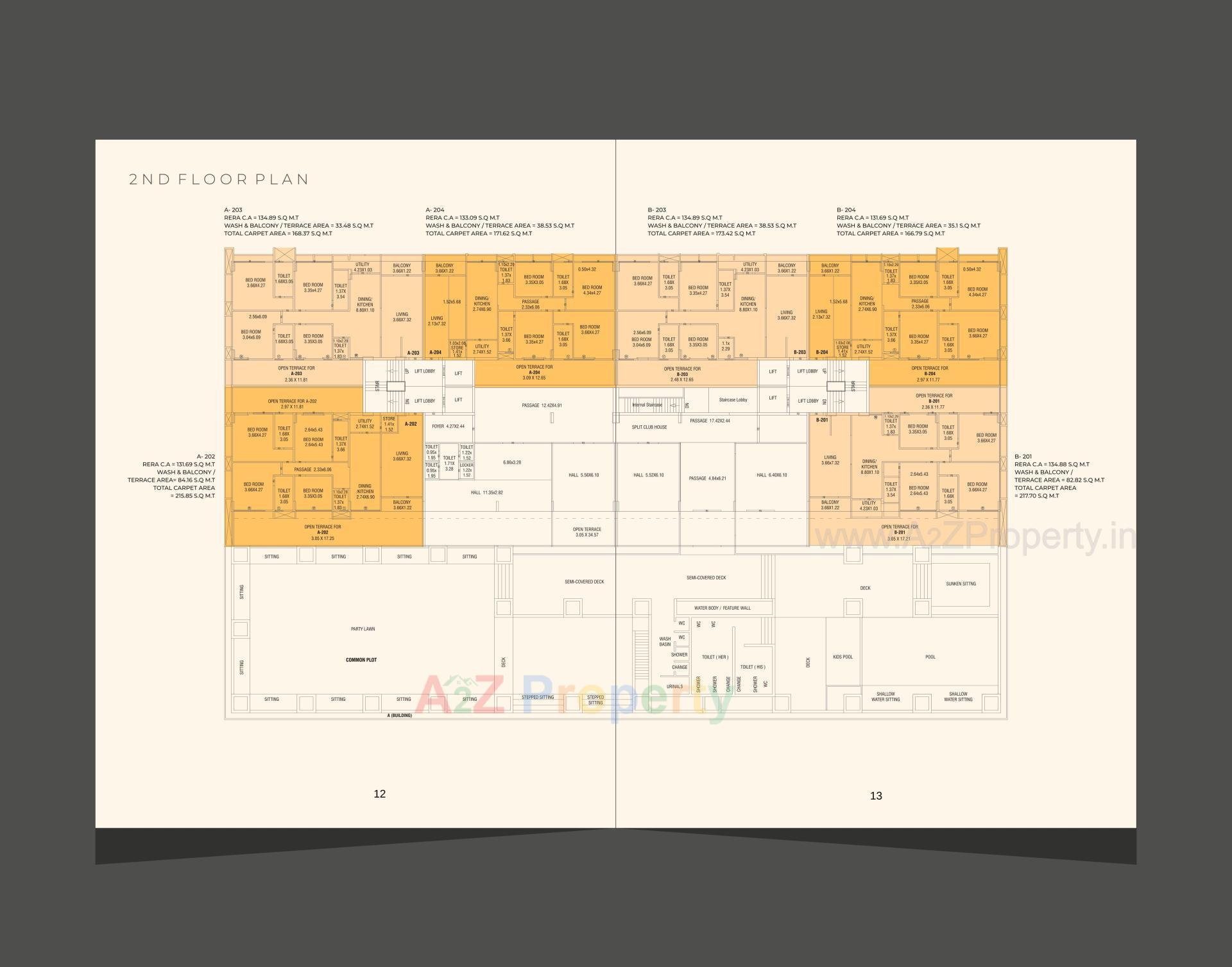 Layout of real estate project Raamah Spectraa located at Kasba, Vadodara, Gujarat