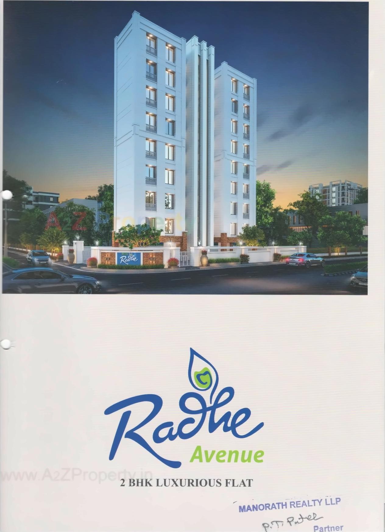 3D Elevation of real estate project Radhe Avenue located at Vadodara, Vadodara, Gujarat
