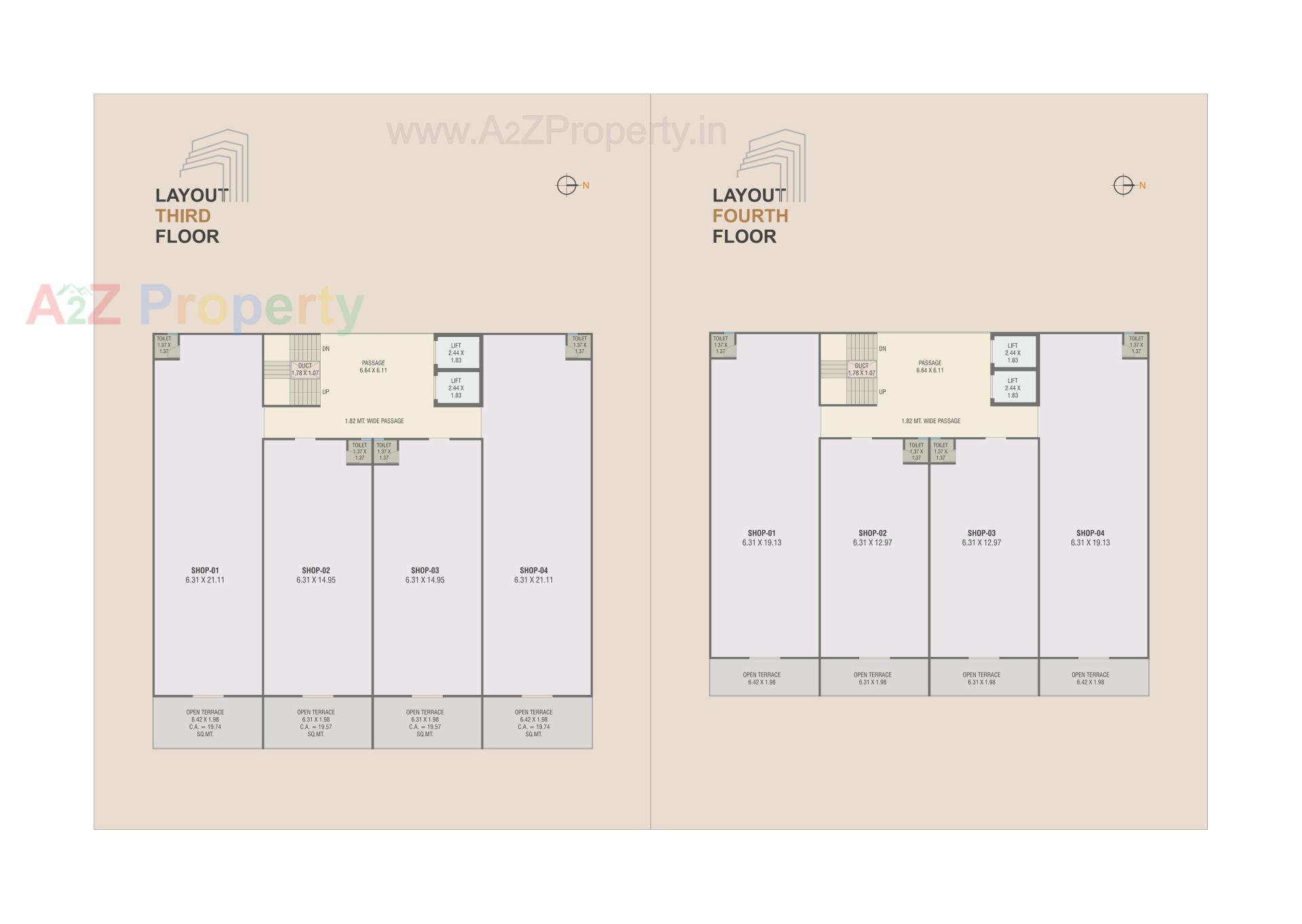 Layout of real estate project Radhe Conclave located at Sevasi, Vadodara, Gujarat
