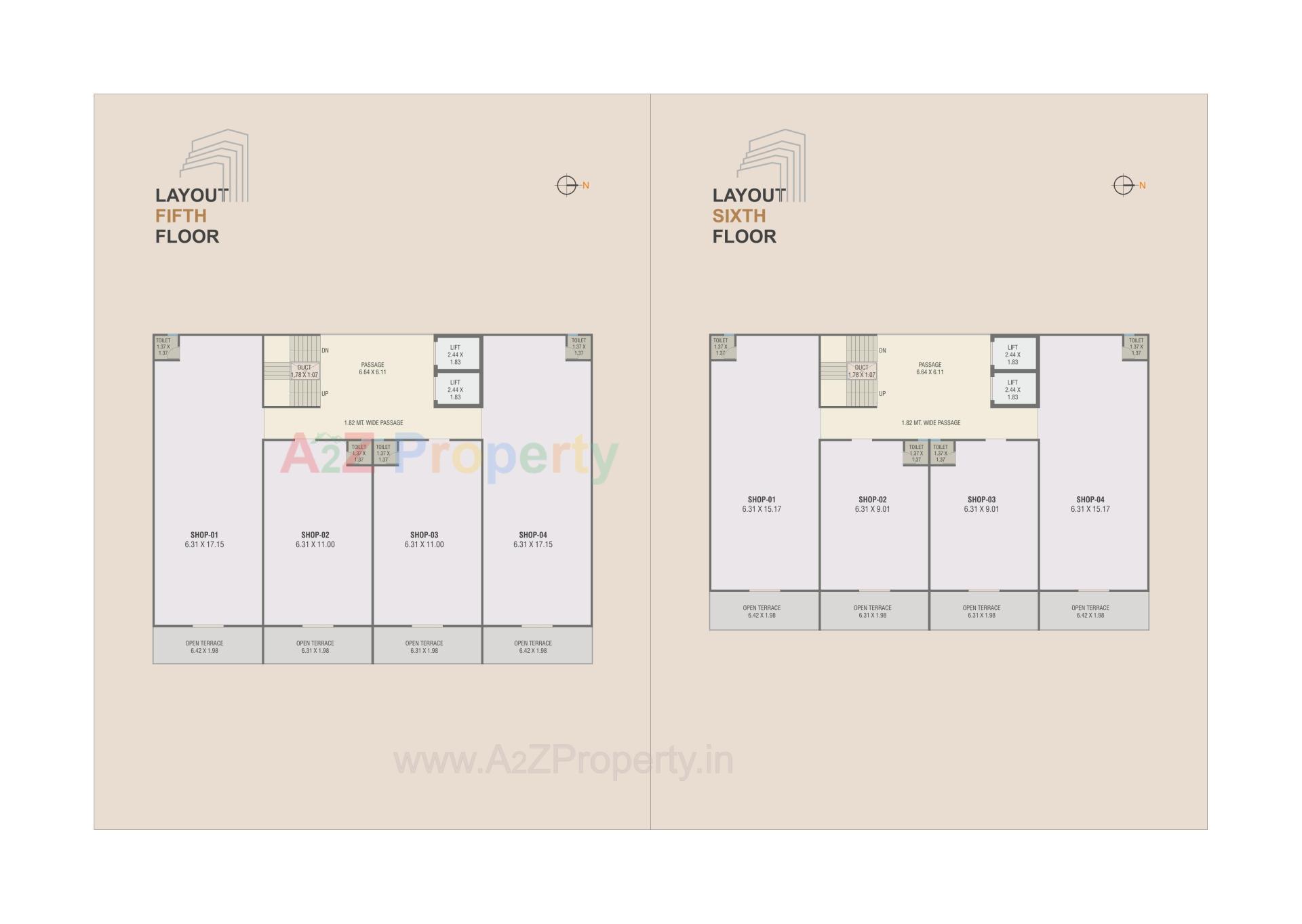 Layout of real estate project Radhe Conclave located at Sevasi, Vadodara, Gujarat