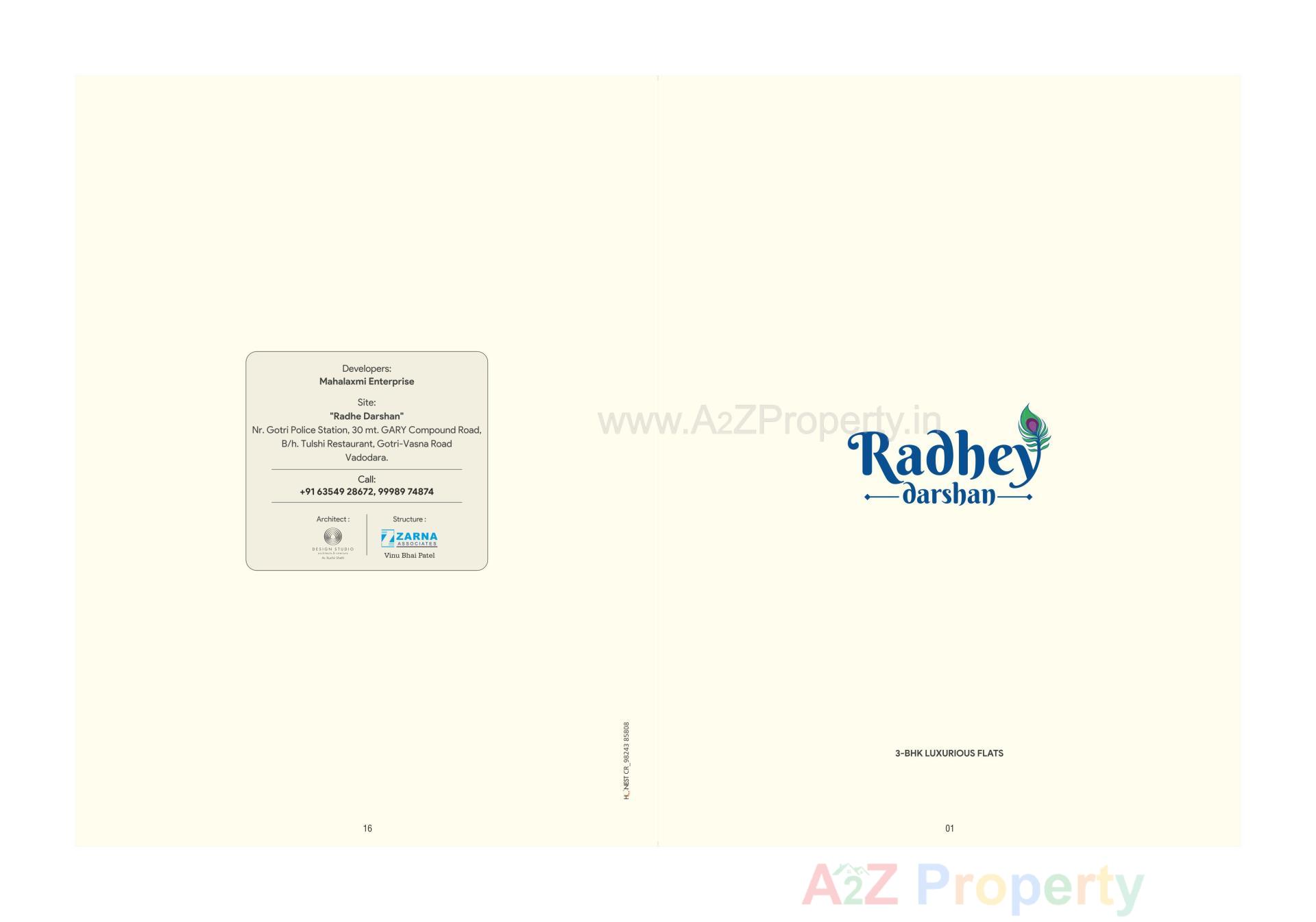  of real estate project Radhe Darshan located at Gotri, Vadodara, Gujarat