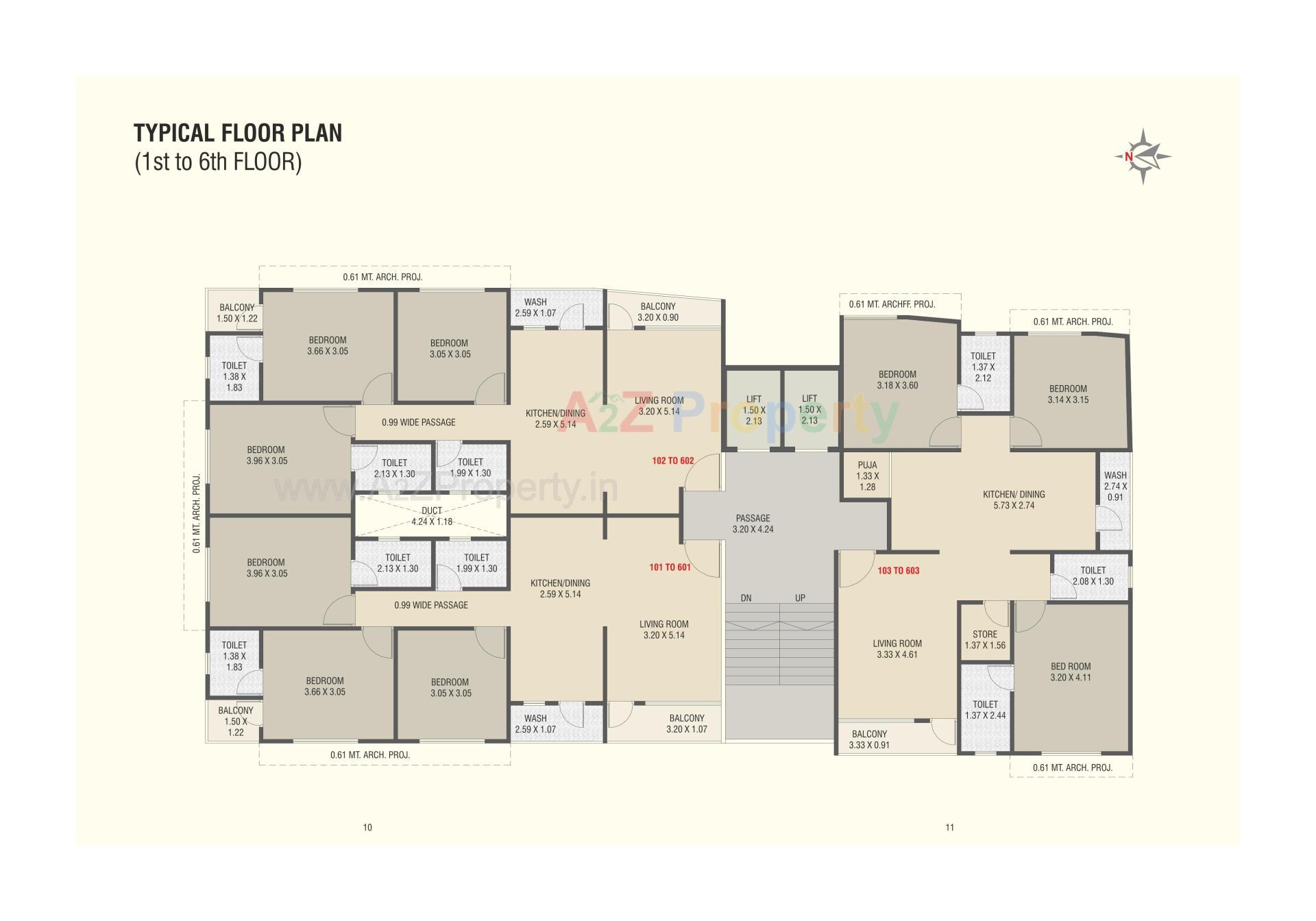 Layout of real estate project Radhe Darshan located at Gotri, Vadodara, Gujarat