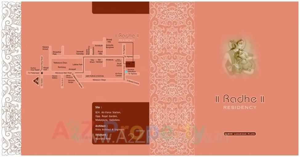  of real estate project Radhe Residency located at Makarpura, Vadodara, Gujarat