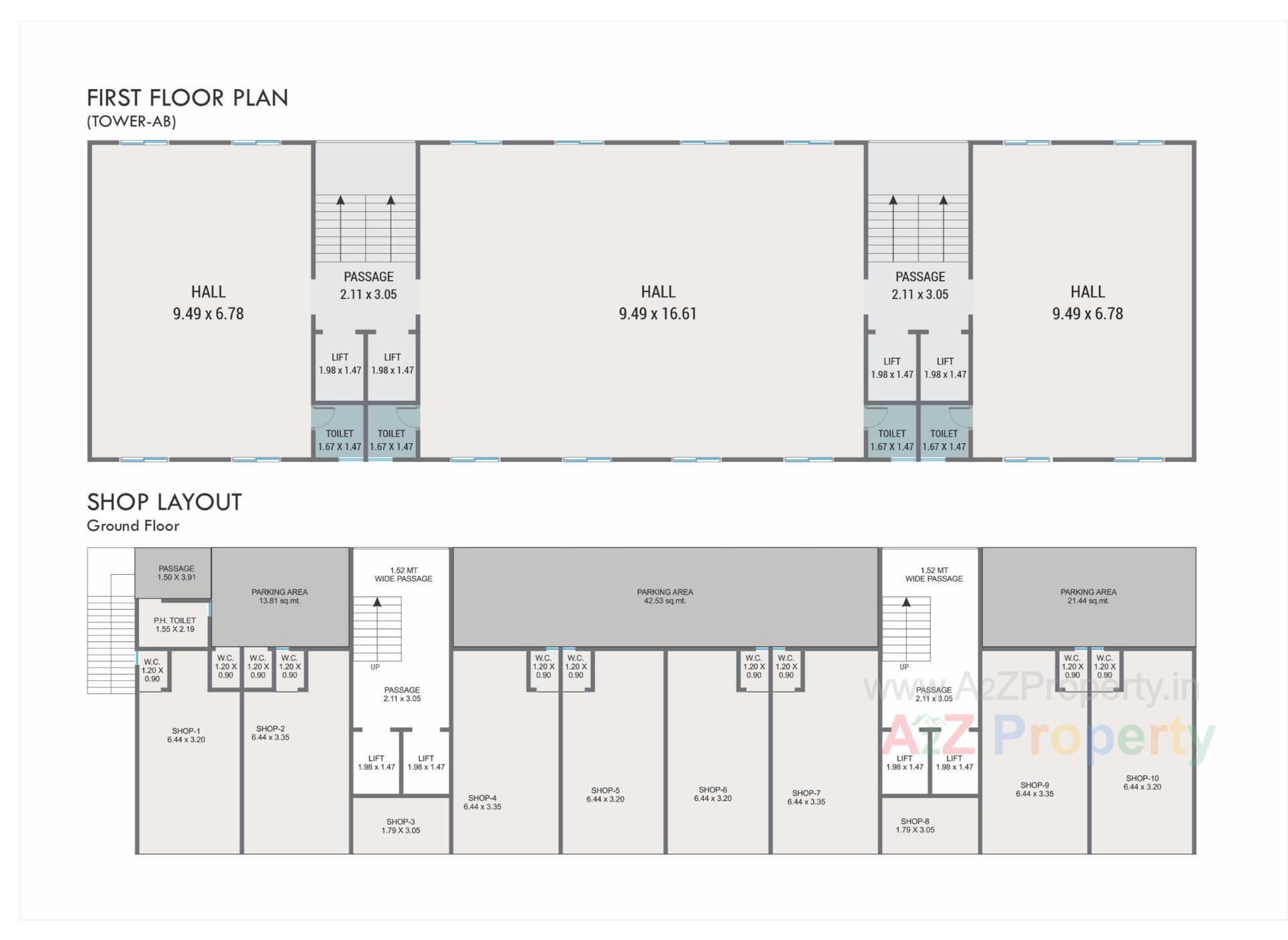 Layout of real estate project Radhe Residency located at Karodia, Vadodara, Gujarat