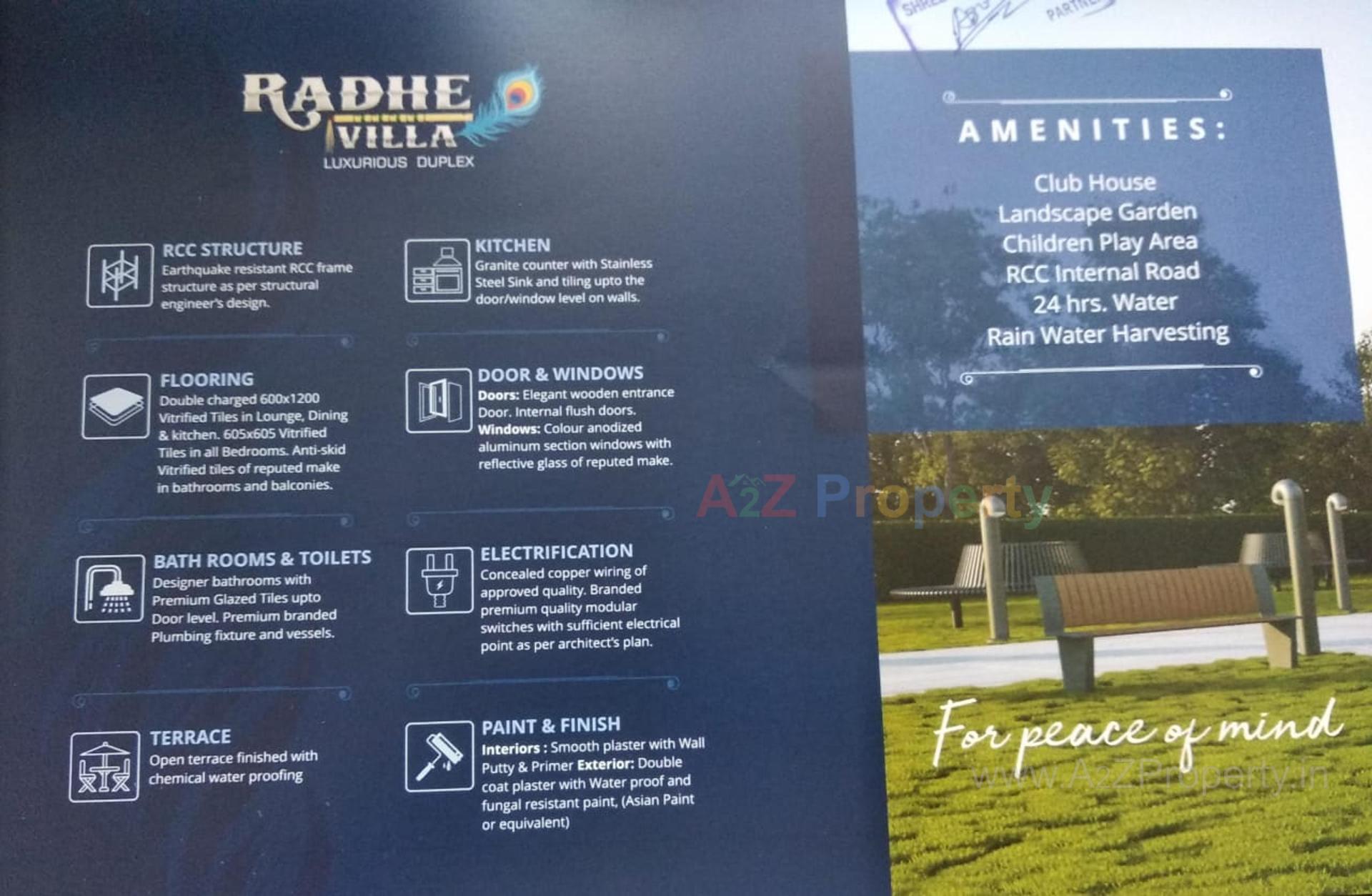  of real estate project Radhe Villa located at Pavlepur, Vadodara, Gujarat